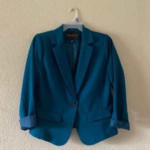 Forever 21 teal color blazer.